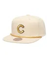 Mitchell & Ness Men's Cream Chicago Cubs Golden Ivory Snapback Hat In Cream