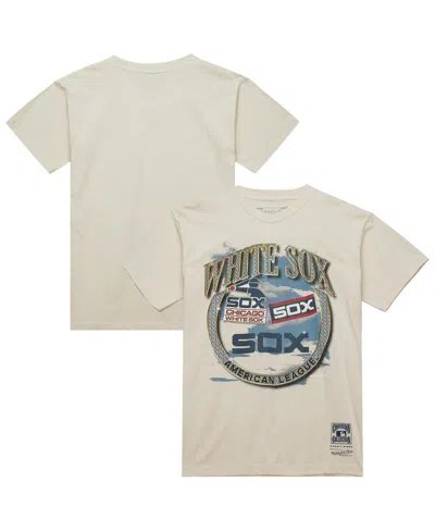 Mitchell & Ness Men's Cream Chicago White Sox Cooperstown Collection Crown Jewels T-shirt