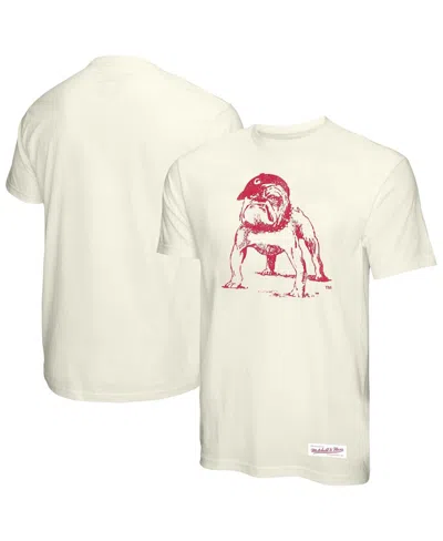 Mitchell & Ness Men's Cream Georgia Bulldogs Vintage Tone T-shirt
