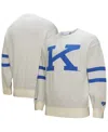 Mitchell & Ness Men's Cream Kentucky Wildcats Retro Pullover Sweater In Cream