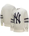 Mitchell & Ness Men's Cream New York Yankees Retro Pullover Sweater In Cream