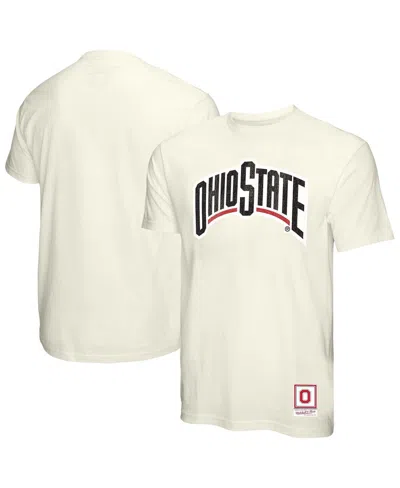 Mitchell & Ness Men's Cream Ohio State Buckeyes Vintage Tone T-shirt