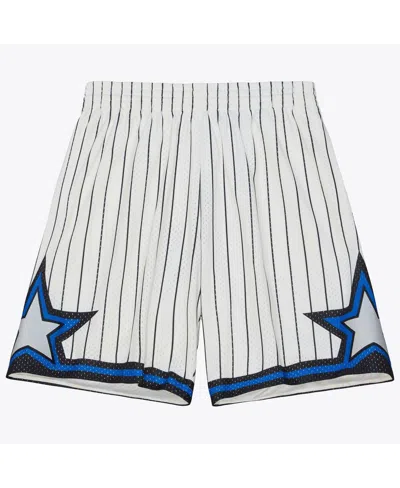 MITCHELL & NESS MEN'S CREAM ORLANDO MAGIC 1993/94 HARDWOOD CLASSICS TEAM COLOR SWINGMAN SHORTS