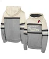 Mitchell & Ness Men's Cream Philadelphia Phillies Head Coach Pullover Hoodie In Cream