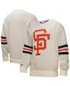 Mitchell & Ness Cream San Francisco Giants Retro Pullover Sweater In Cream