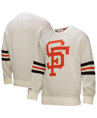 Mitchell & Ness Cream San Francisco Giants Retro Pullover Sweater