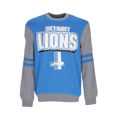 Mitchell & Ness Men's Crewneck Sweatshirt Nfl All Over Crew 2.0 Detlio Original Team Colors
