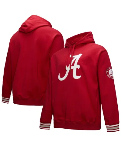 Mitchell & Ness Crimson Alabama Crimson Tide Chainstich Fleece Pullover Hoodie