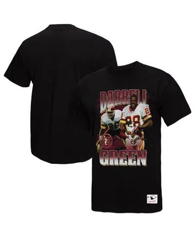 Mitchell & Ness Men's Darrell Green Black Washington Commanders Player Graphic T-shirt