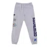 Mitchell & Ness Men's Fleece Tracksuit Pants Nfl Team Origins Fleece Pant Dalcow Gray Heather In Grey Heather
