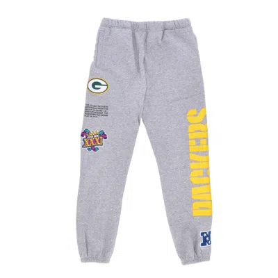 Mitchell & Ness Men's Fleece Tracksuit Pants Nfl Team Origins Fleece Pant Grepac Gray Heather