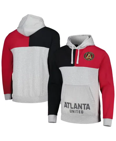 Mitchell & Ness Men's Gray Atlanta United Fc Tie Breaker Pullover Hoodie In Heather Gray