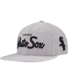 Mitchell & Ness Men's Gray Chicago White Sox Corduroy Snapback Hat In Gray