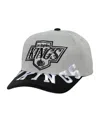 Mitchell & Ness Men's Gray/black Los Angeles Kings Underarch Two-tone Pro Crown Snapback Hat