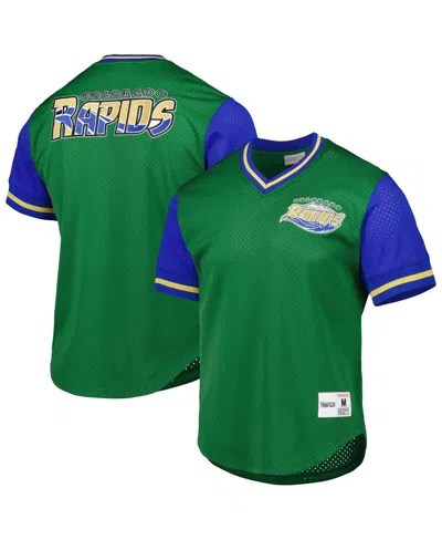 Mitchell & Ness Men's Green Colorado Rapids Mesh V-neck T-shirt