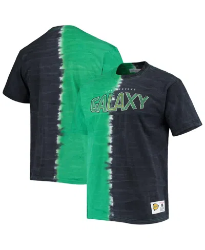 Mitchell & Ness Men's Green La Galaxy Vertical Tie-dye Top