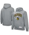 Mitchell & Ness Men's Heather Gray Purdue Boilermakers Classic Arch Pullover Hoodie In Heather Gray