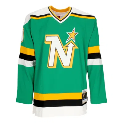 Mitchell & Ness Men's Hockey Jacket Nhl Dark Jersey 1989 No 9 Modano Minsta Green