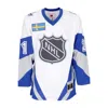 Mitchell & Ness Men's Hockey Jacket Nhl White Jersey All Star Game 1999 No 21 Forsberg All Star Team White In White