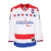 Mitchell & Ness Men's Hockey Jersey Nhl White Alternate Jersey 2012 No 8 Ovechkin Wascap White/original Team Colors In White/original Team Colors