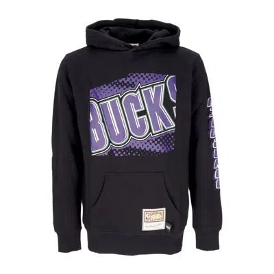 Mitchell & Ness Men's Hoodie Nba Big Face 7.0 Hoodie Milbuc Black