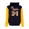 Mitchell & Ness Men's Hoodie Nba Fashion Fleece Hoodie 2004 No 34 Shaquille O'neal Hardwood Classics Loslak Original In Original Team Colors