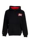 Mitchell & Ness Men's Hoodie Nba Premium Fleece Vintage Logo Hoodie Allen Iverson Phi76e Black In Black