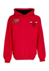 Mitchell & Ness Men's Hoodie Nba Premium Fleece Vintage Logo Hoodie Dennis Rodman Chibul Scarlet In Scarlet