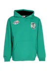 Mitchell & Ness Men's Hoodie Nba Premium Fleece Vintage Logo Hoodie Paul Pierce Boscel Kelly Green In Kelly Green