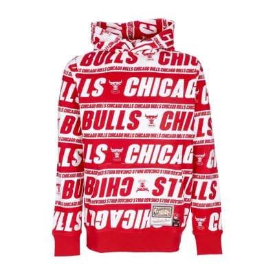 Mitchell & Ness Men's Hoodie Nba Teamwrap Hoodie Hardwood Classics Chibul Red
