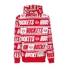 Mitchell & Ness Men's Hoodie Nba Teamwrap Hoodie Hardwood Classics Houroc In Red