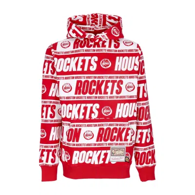 Mitchell & Ness Men's Hoodie Nba Teamwrap Hoodie Hardwood Classics Houroc In Red