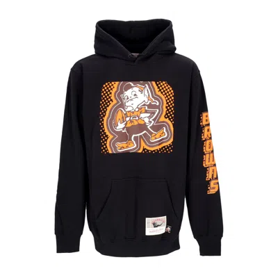 Mitchell & Ness Men's Hoodie Nfl Big Face 7.0 Hoodie Clebro Black