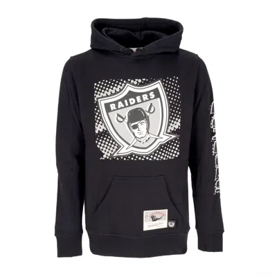 Mitchell & Ness Men's Hoodie Nfl Big Face 7.0 Hoodie Oakrai Black