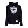 Mitchell & Ness Men's Hoodie Nfl Team Logo Hoodie Oakrai Black In Black