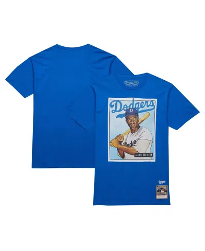 Mitchell & Ness Men's Jackie Robinson Royal Brooklyn Dodgers Cooperstown Collection Collectors Connection T-shirt