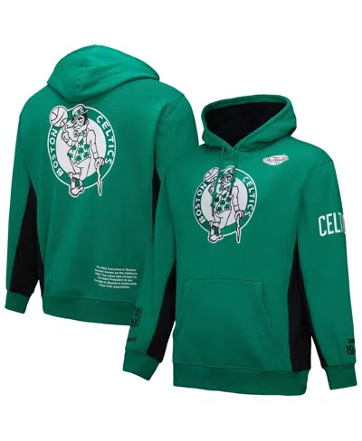 Mitchell & Ness Kelly Green Boston Celtics Hardwood Classics Team Origins Fleece Pullover Hoodie