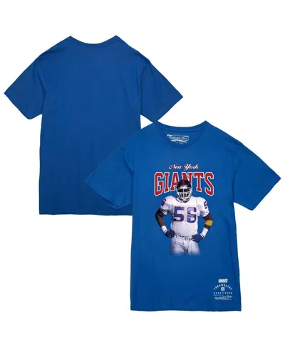 Mitchell & Ness Men's Lawrence Taylor Royal New York Giants Sideline Retired Player T-shirt
