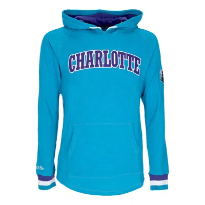 Mitchell & Ness Men's Long Sleeve T-shirt Nba Legendary Slub L/s Hoodie Chahor Blue