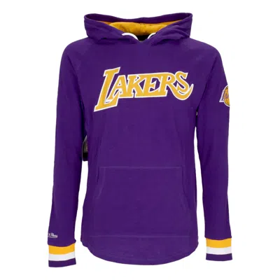Mitchell & Ness Men's Long Sleeve T-shirt Nba Legendary Slub L/s Hoodie Loslak Purple