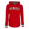 Mitchell & Ness Men's Long Sleeve T-shirt Nba Legendary Slub L/s Hoodie Milbuc Scarlet In Red