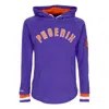 Mitchell & Ness Men's Long Sleeve T-shirt Nba Legendary Slub L/s Hoodie Phosun Purple In Purple