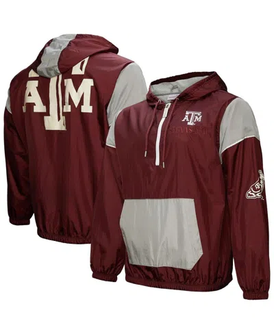 Mitchell & Ness Men's Maroon Texas A M Aggies Team 3.0 Anorak Half-zip Hoodie