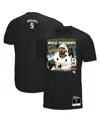 Mitchell & Ness Men's Mike Modano Black Dallas Stars Name Number Legendary Collage T-shirt In Black