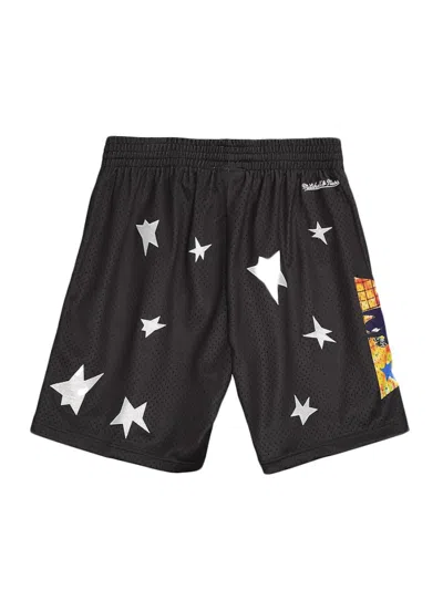 Pre-owned Mitchell & Ness Men's  A$ap Ferg X New York Knicks Swingman Shorts In Black