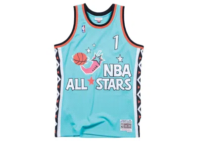 Pre-owned Mitchell & Ness Men's  Allstar East 199596 Penny Hardaway Swingman Jersey In Teal In Blue