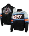Mitchell & Ness Black Big & Tall Hardwood Classics 1997 Nba All-star Game Heavyweight Satin Full-sna In Black
