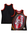 Mitchell & Ness Men's  Black San Francisco 49ers Big Face 7.0 Fashion Tank Top In Black