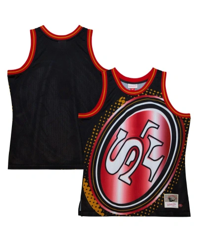 Mitchell & Ness Men's  Black San Francisco 49ers Big Face 7.0 Fashion Tank Top