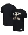 MITCHELL & NESS MEN'S MITCHELL & NESS BLACK VEGAS GOLDEN KNIGHTS LEGENDARY SLUB T-SHIRT